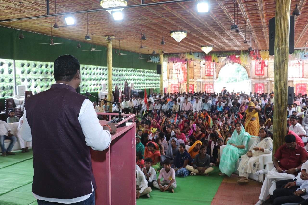शिंदखेड्यात दिला भिल्ल समाजाने विकास आणि परिवर्तनाचा नारा